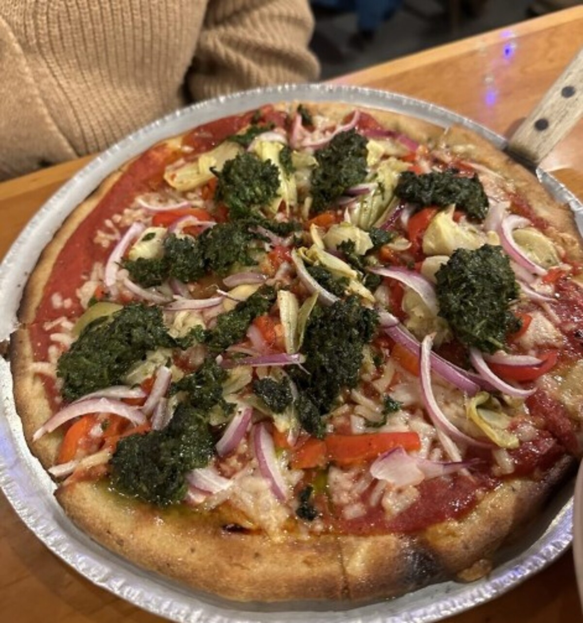 Food at Biga Pizza located in Missoula, MT. 