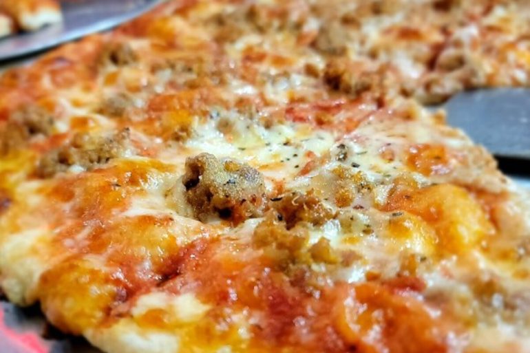 Food at Nina's Pizza located in Utica, NY.