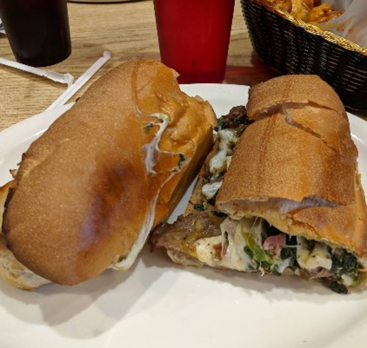 Food at Nina's Pizza located in Utica, NY.