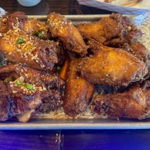 Food at Wing Spot located in Redding, CA.