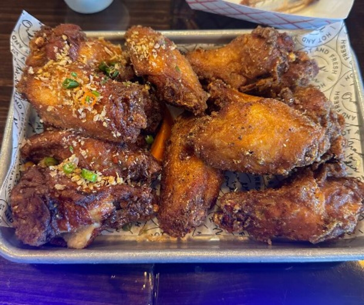 Food at Wing Spot located in Redding, CA.