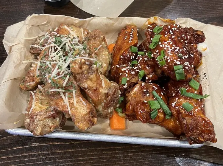 Food at Wing Spot located in Redding, CA.