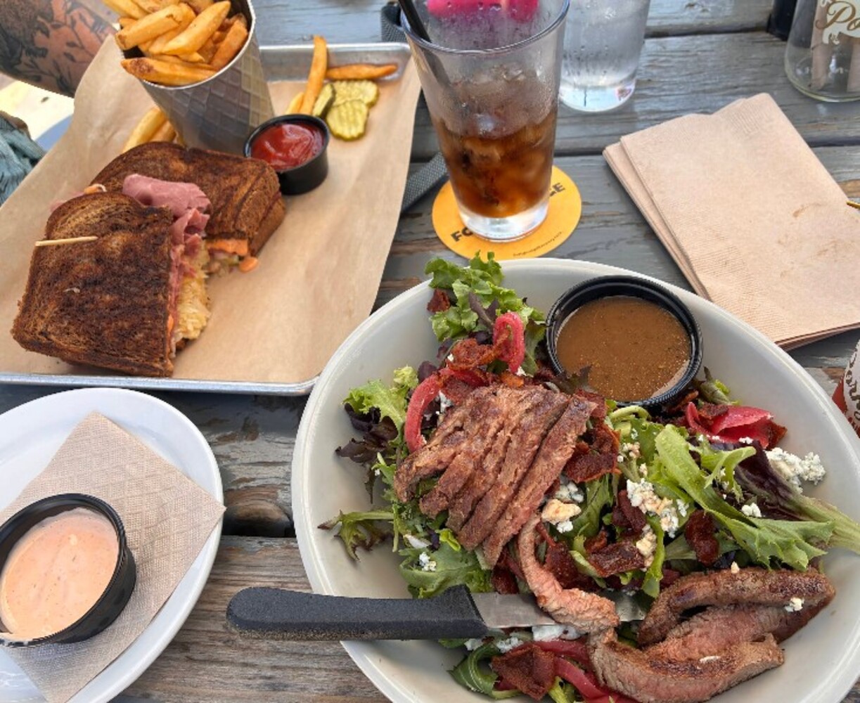 Food at Porky's Public House & Eatery located in Longview, WA. 