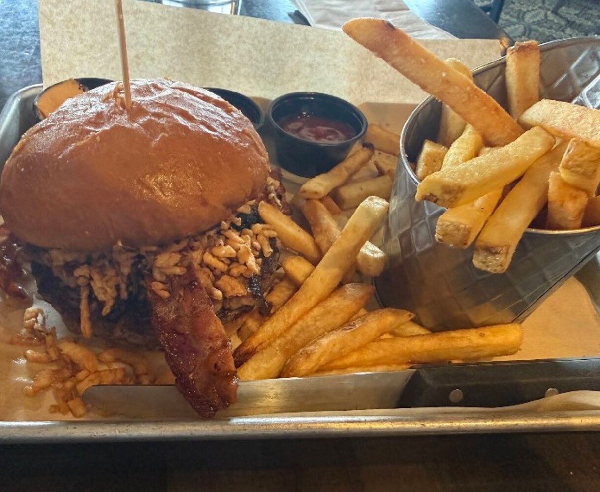 Food at Porky's Public House & Eatery located in Longview, WA.