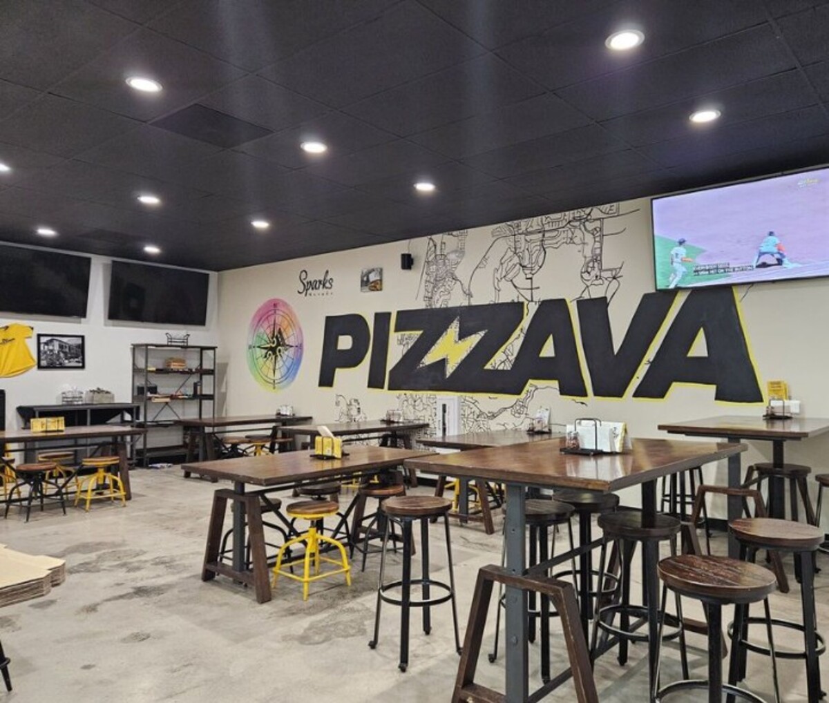 Food at Pizzava located in Sparks, NV.