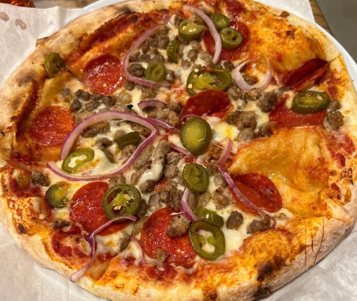 Pizza at MOD Pizza located in Burlington, NC. 