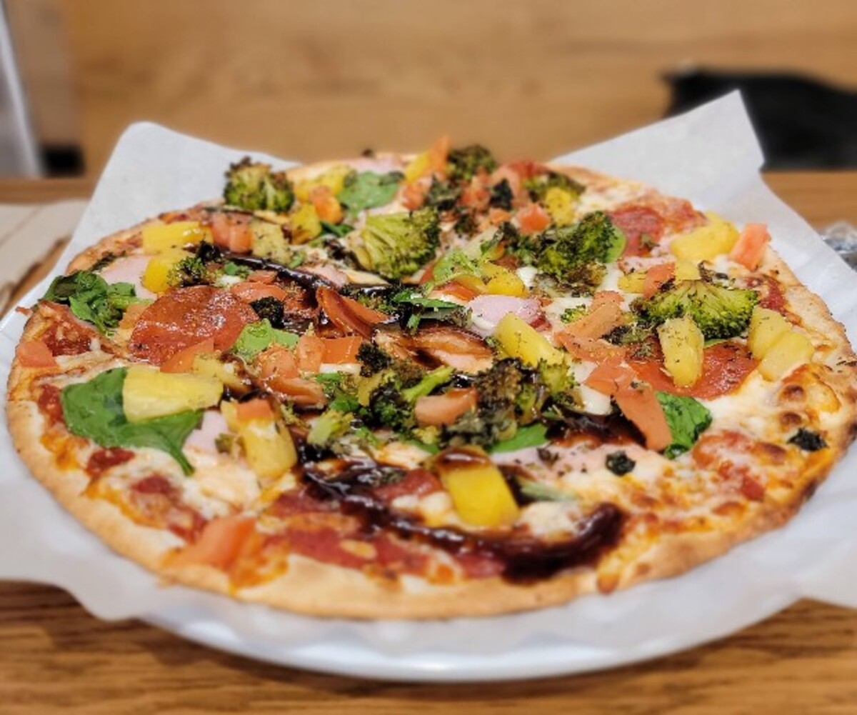 Pizza at MOD Pizza located in Burlington, NC. 