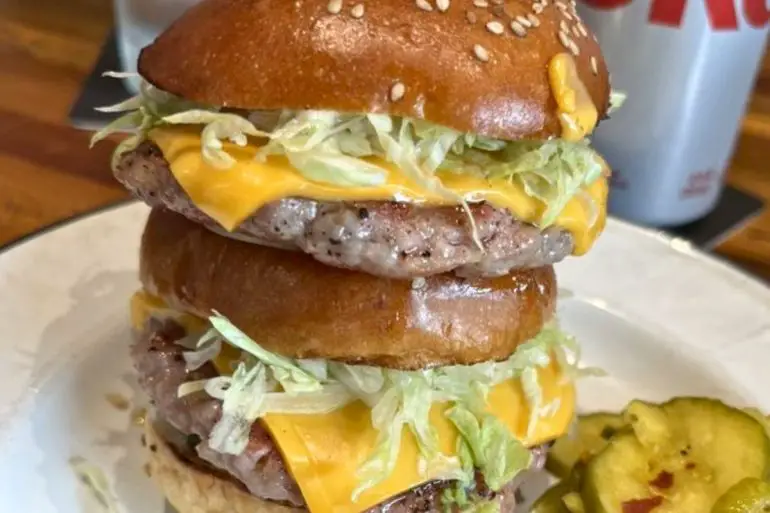 Pig Mac Burger at Cochon Butcher in New Orleans, Louisiana