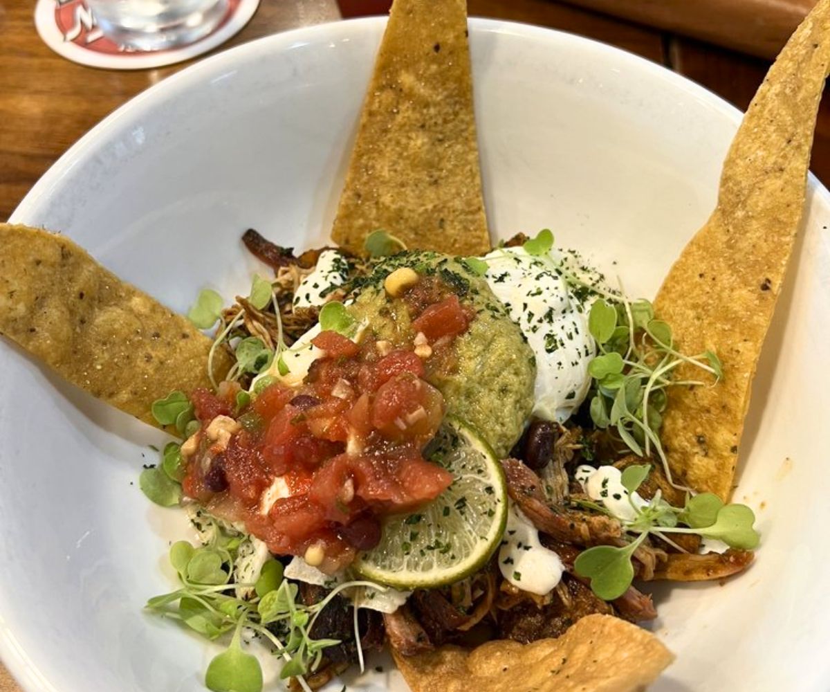 Huevos Rancheros at Rogue Island Local Kitchen & Bar in Providence, Rhode Island