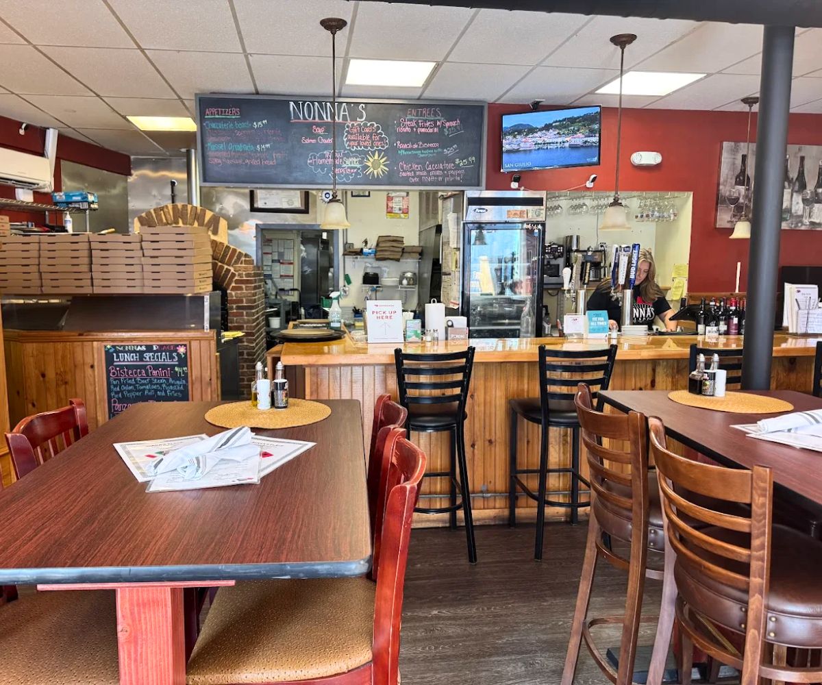 interior of Nonna's Place in Concord, NH