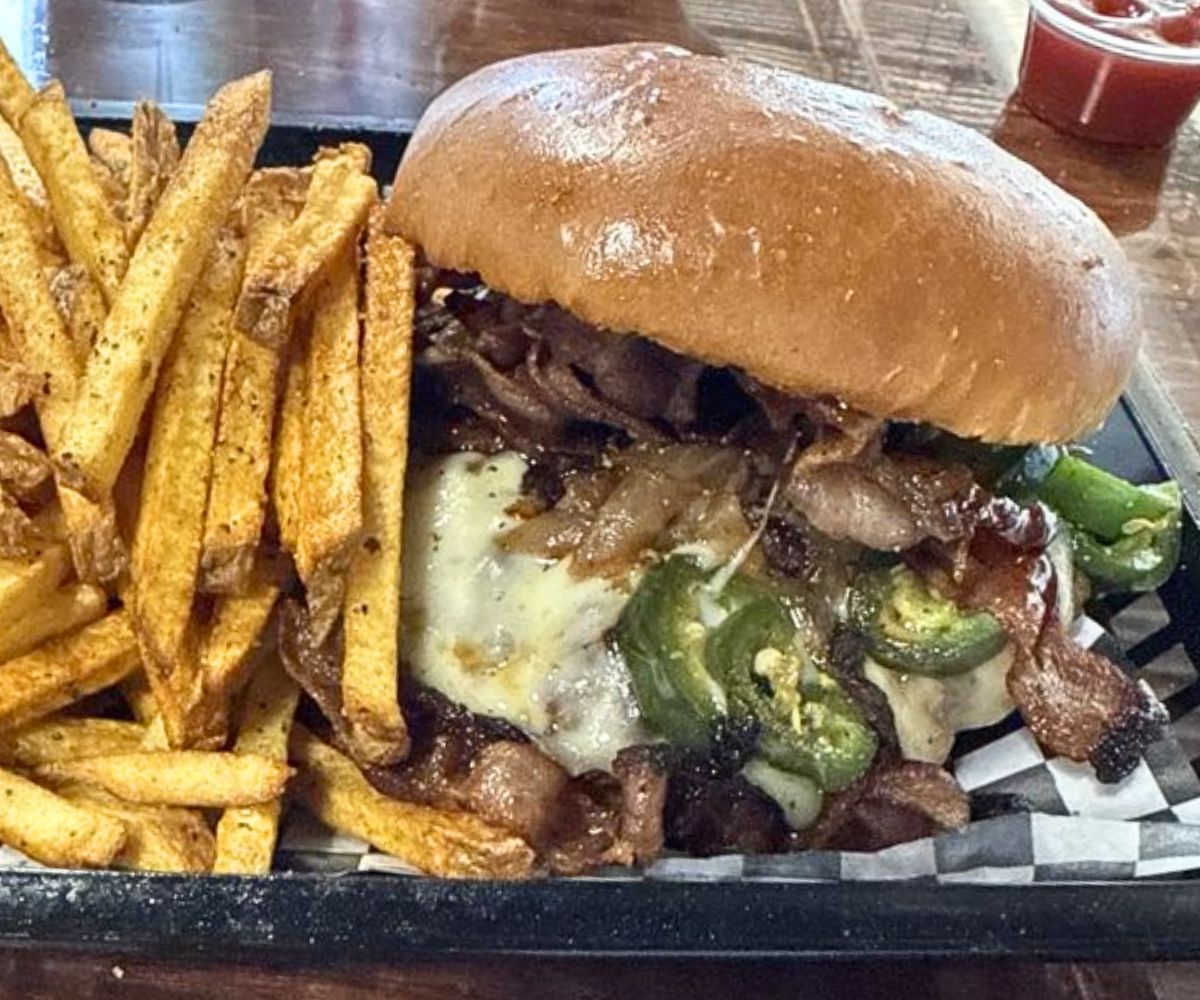 Spicy Cowboy at Biglow's Burgers in Oklahoma City, Oklahoma
