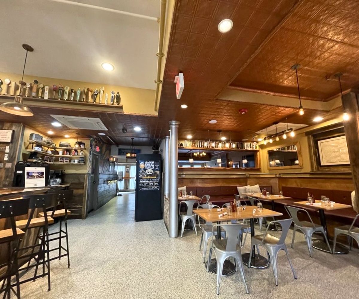 interior of Rogue Island Local Kitchen & Bar in Providence, Rhode Island