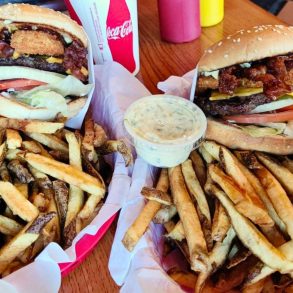 western burgers at Burger express in federal way, washington