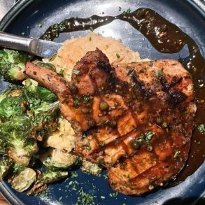 Pork Rib Chop at Neighborhood Provisions in Edmond, Oklahoma