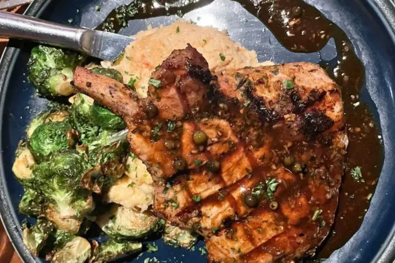 Pork Rib Chop at Neighborhood Provisions in Edmond, Oklahoma