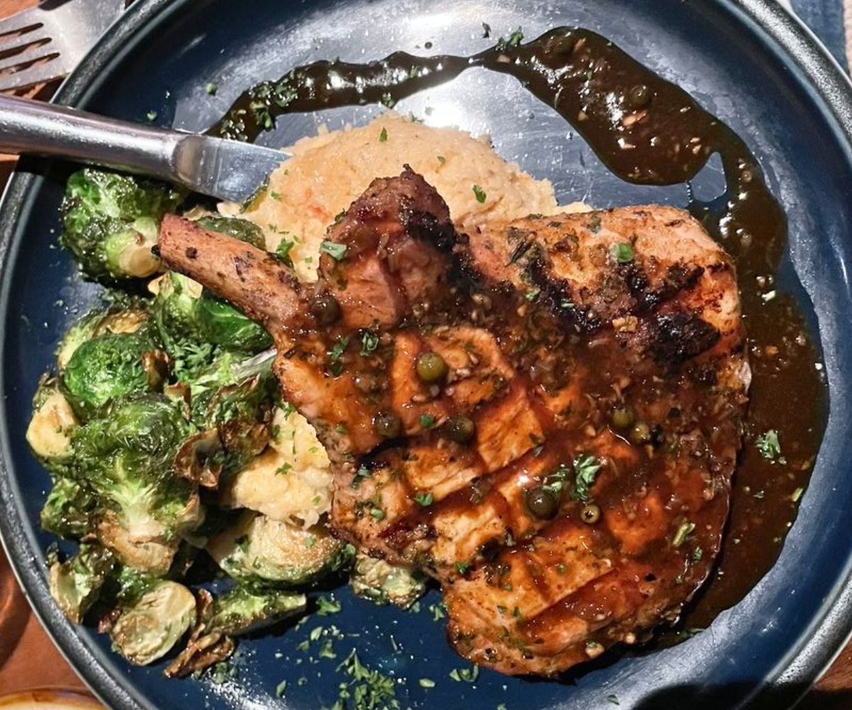 Pork Rib Chop at Neighborhood Provisions in Edmond, Oklahoma