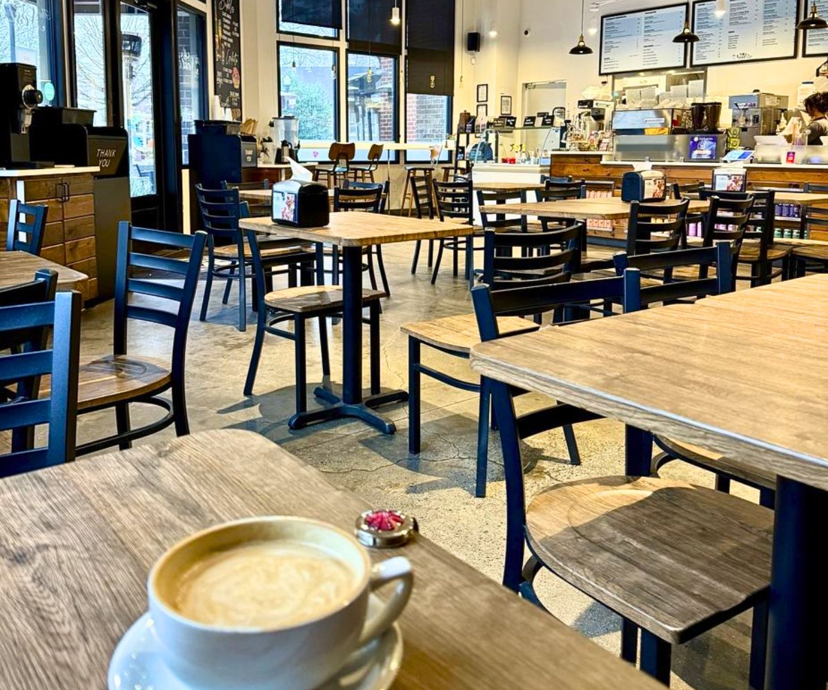 interior of The Nest Cafe in Alpharetta, Georgia