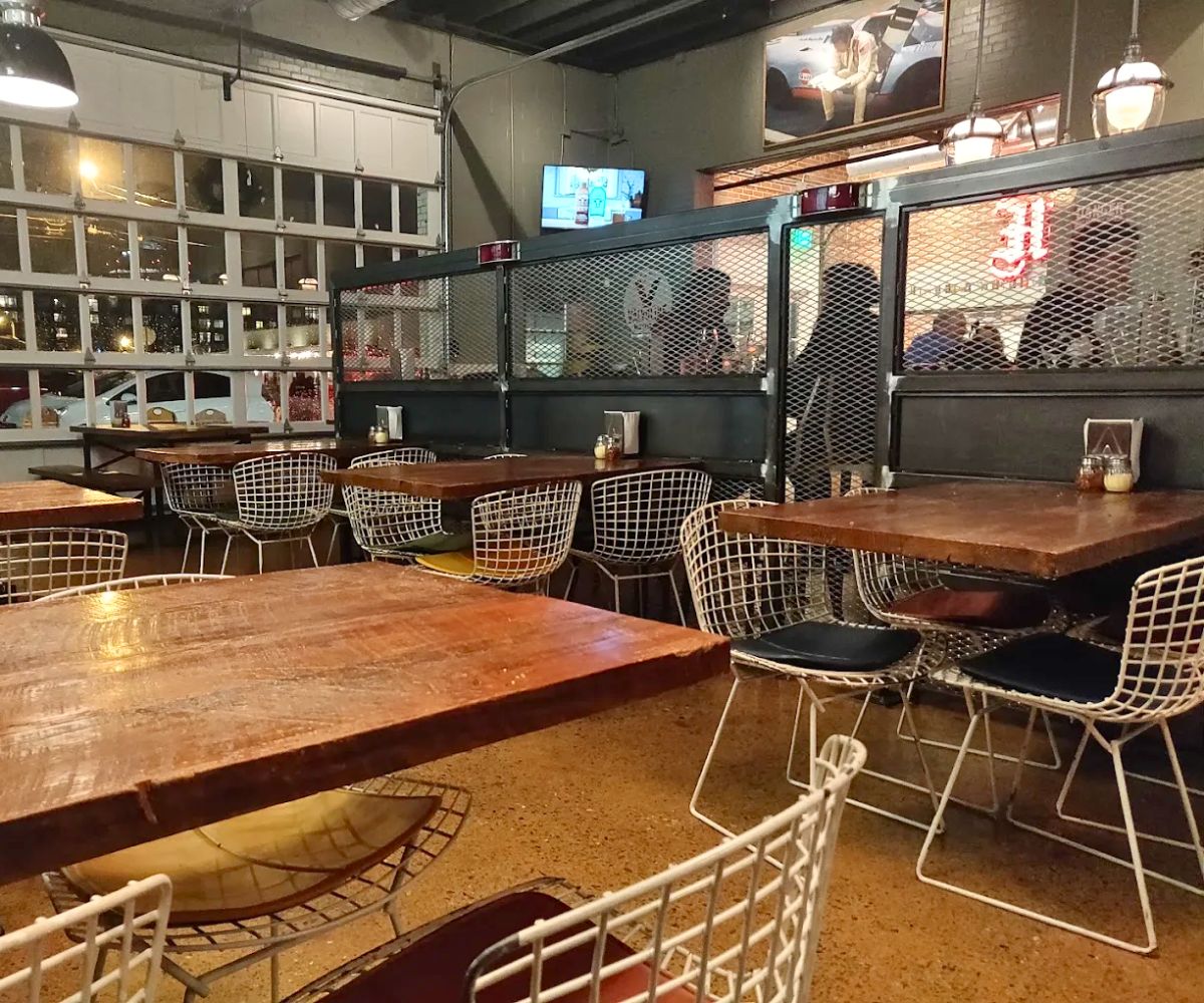 interior of Hutchins Garage in Durham, North Carolina