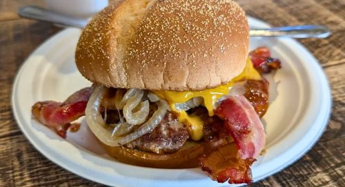 Western Burger at Jaspers Cafe in Medford, OR