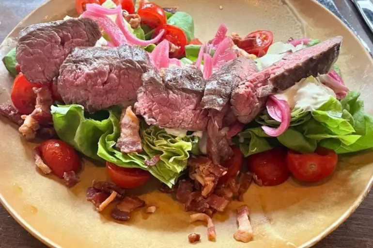 Wedge Steak Salad at Walkers in Billings, MT