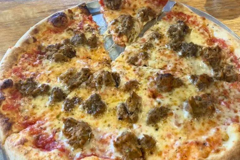 Don Pizza at Bella Luna Wood-Fired Pizza in Harrisonburg, Virginia