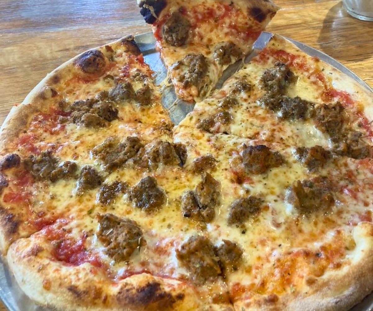 Don Pizza at Bella Luna Wood-Fired Pizza in Harrisonburg, Virginia