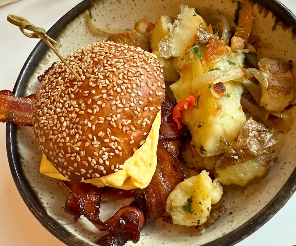 Breakfast Sandwich at Juneberry Table in Cleveland, Ohio