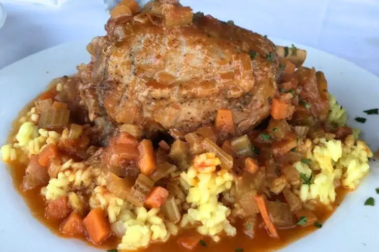 Osso Buco at Cafe Silvium in Stamford, CT