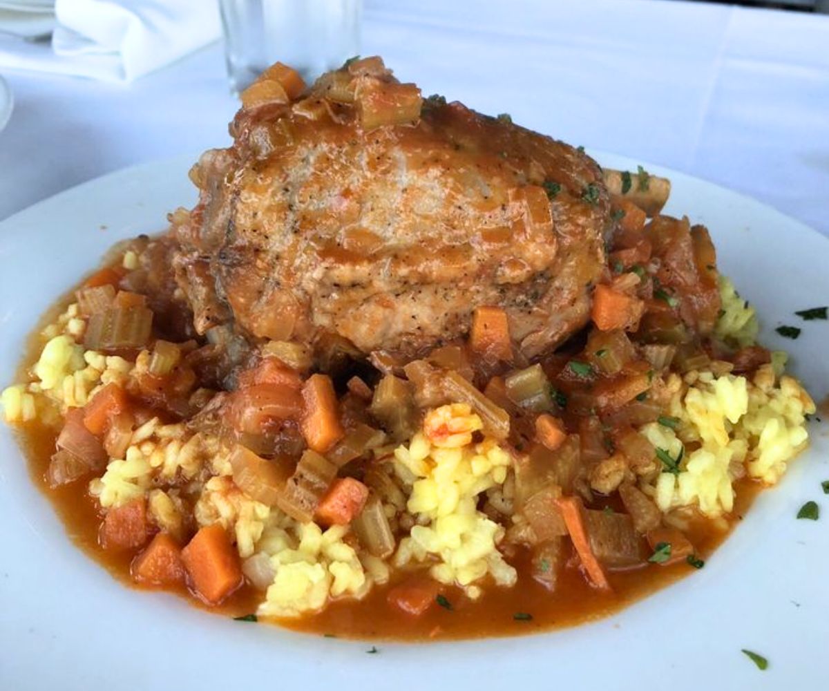 Osso Buco at Cafe Silvium in Stamford, CT