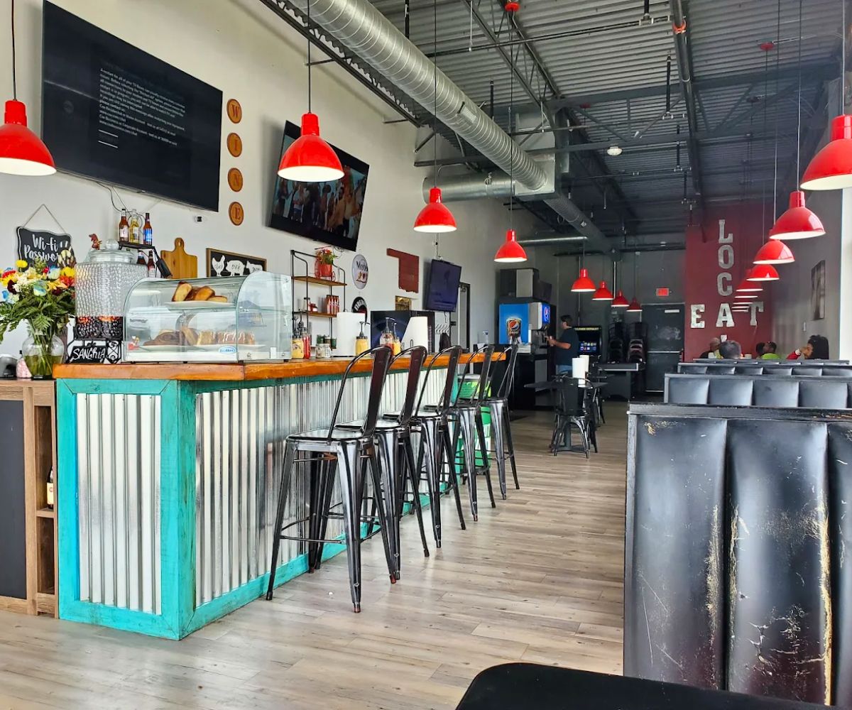 interior of Biglow's Burgers in Oklahoma City, Oklahoma