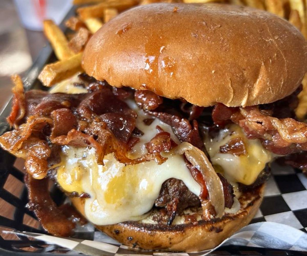 Bacon Burger at Biglow's Burgers in Oklahoma City, Oklahoma