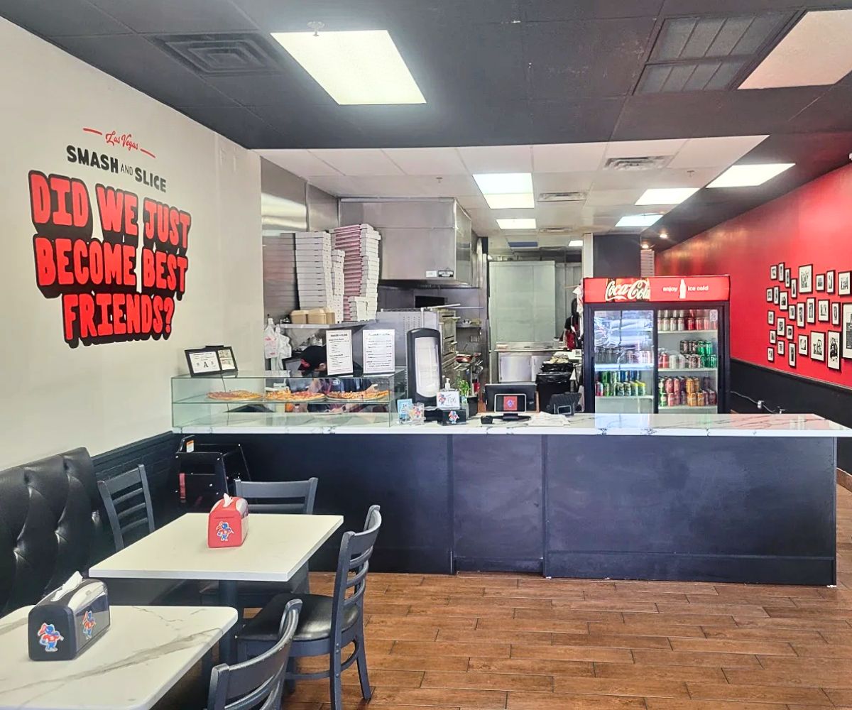 interior of Slash and Slice in Las Vegas, Nevada