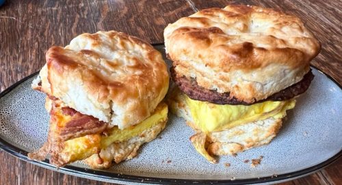 Biscuit Sandwich at The Parsonage in Jonesboro, Arkansas