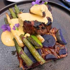 Porcini-Rubbed Filet Mignon at Wandering Vine At the Castle in Shawnee, Kansas