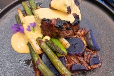 Porcini-Rubbed Filet Mignon at Wandering Vine At the Castle in Shawnee, Kansas