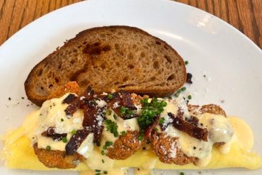 Hangtown Fry at Elvie's in Jackson, MIssissippi