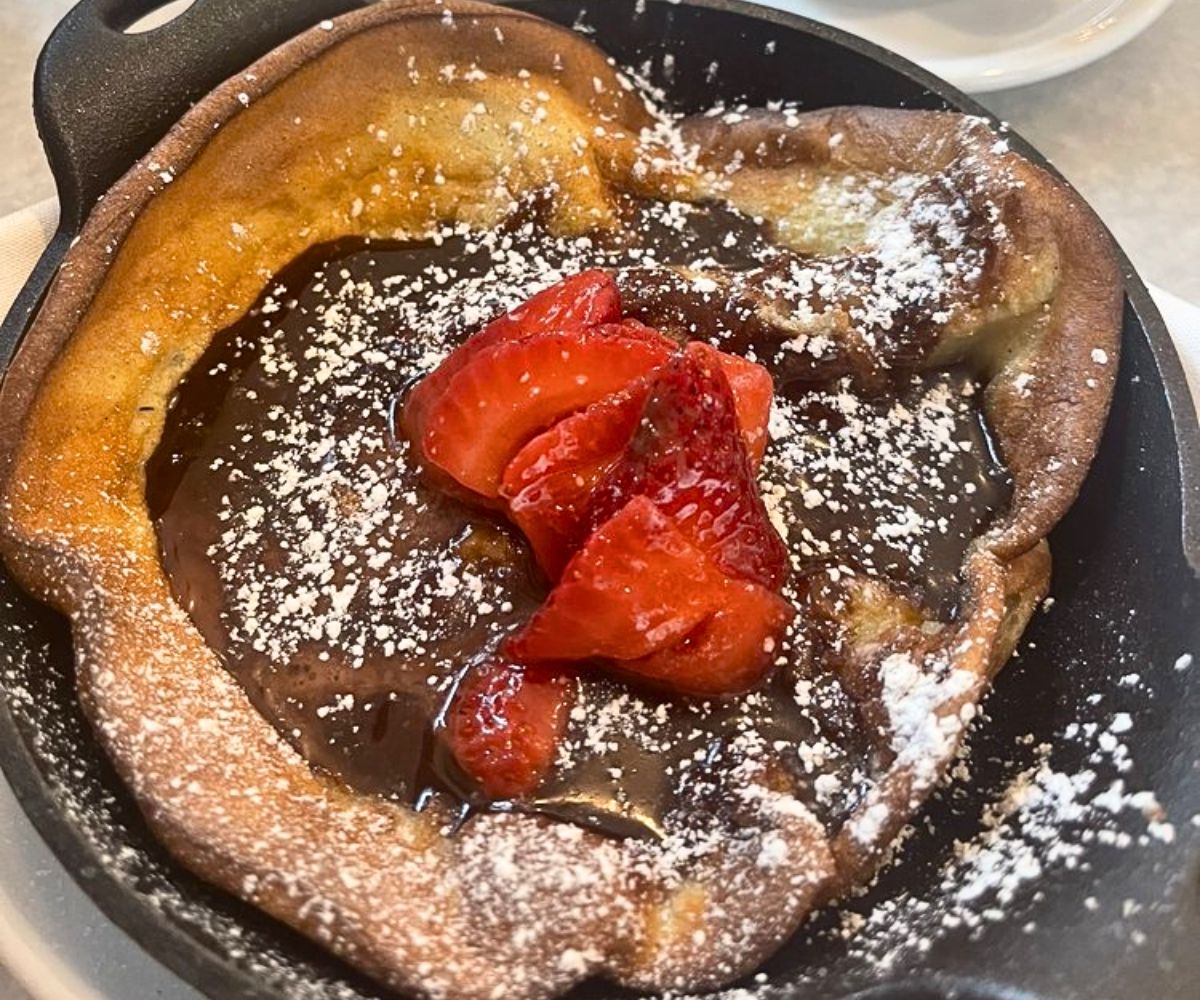 Dutch Baby at Elvie's in Jackson, Mississippi