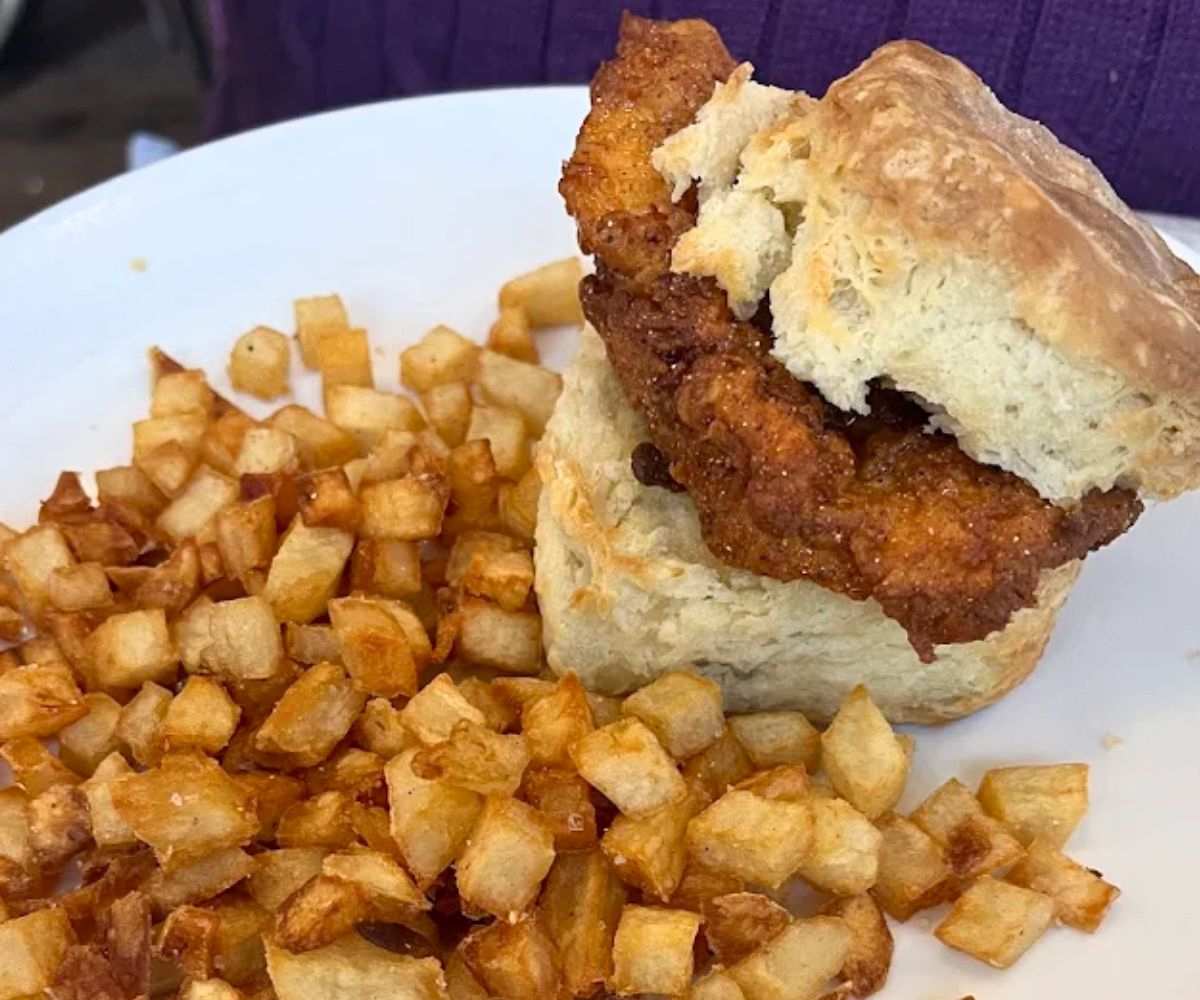 Chicken Biscuit at Elvie's in Jackson, MS