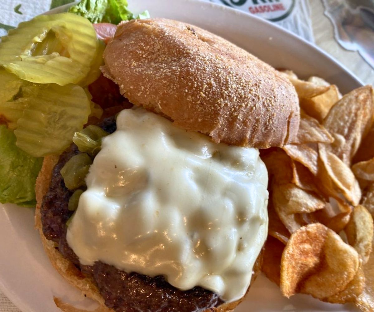 Green Chile Cheeseburger at Santa Fe Bite in Santa Fe, NM