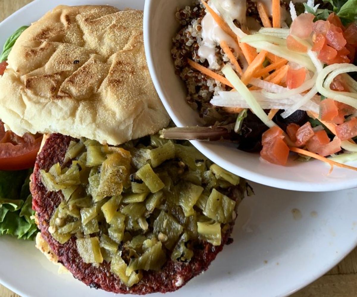 Veggie Burger at Santa Fe Bite in Santa Fe, New Mexico