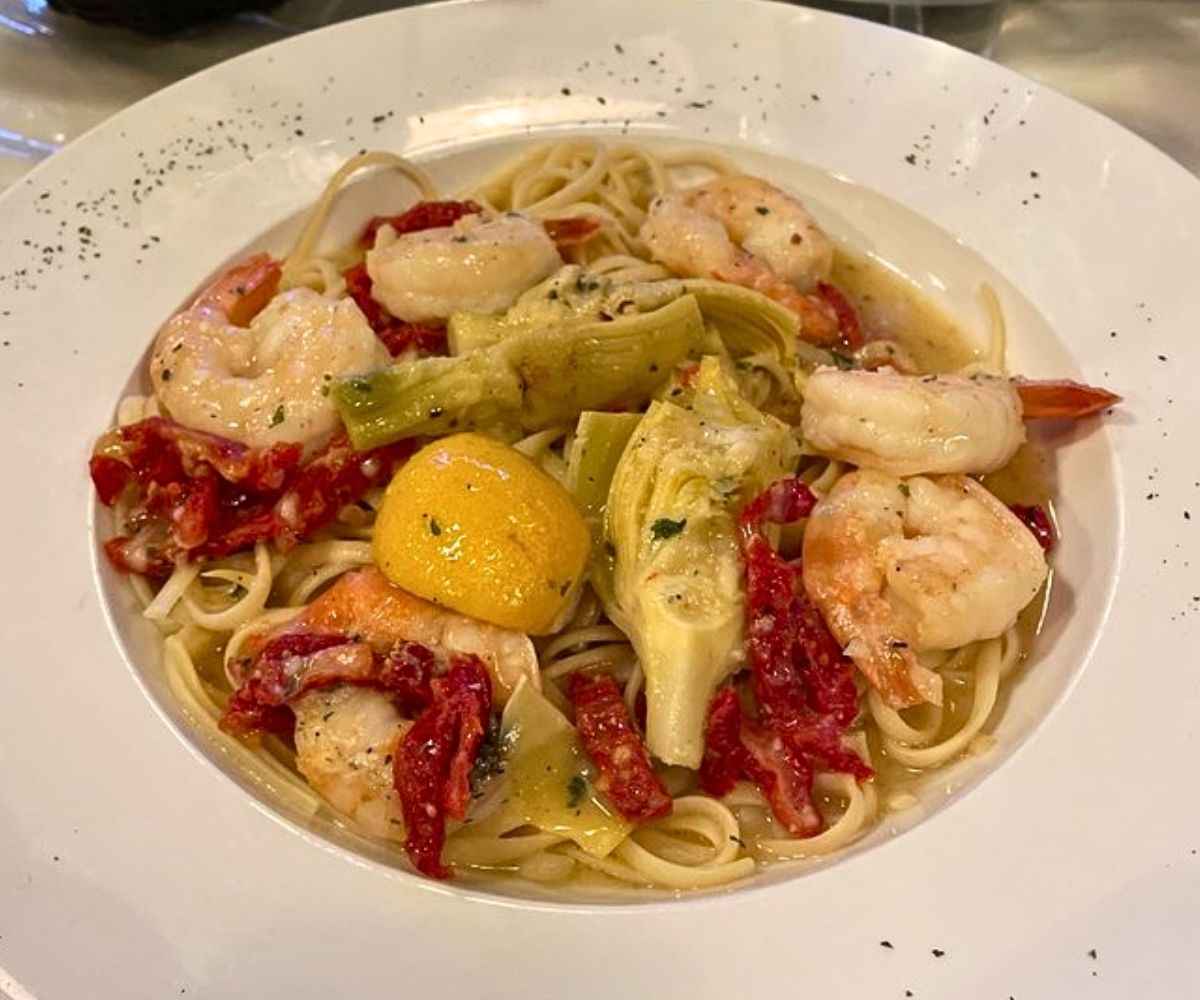 Shrimp Scampi at Luigi's Italian Restaurant in Bellevue, Nebraska