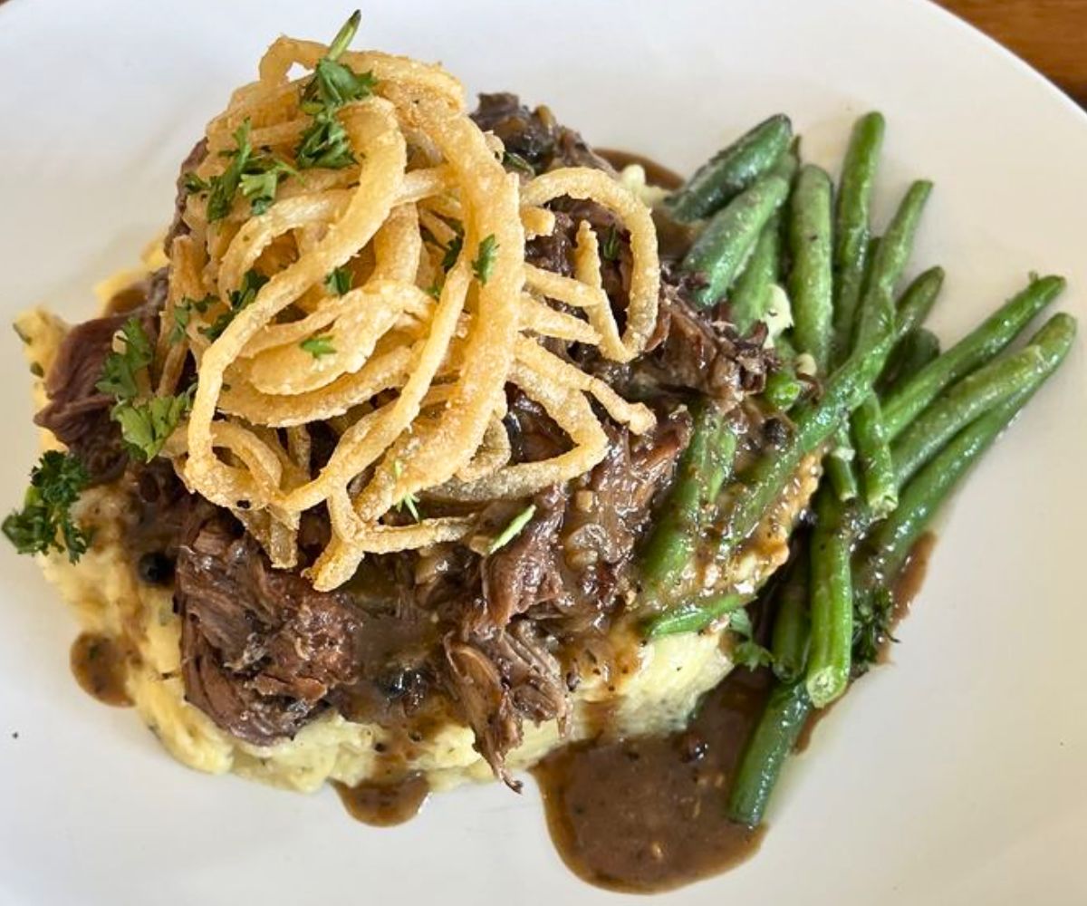 Mama's Pot Roast at Izzy's Comfort Kitchen in Coeur D'Alene, Idaho