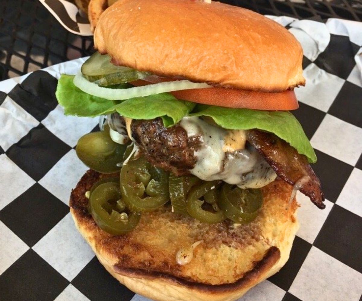 Lava Burger at Ultimate Burger in Kailua-Kona, HI