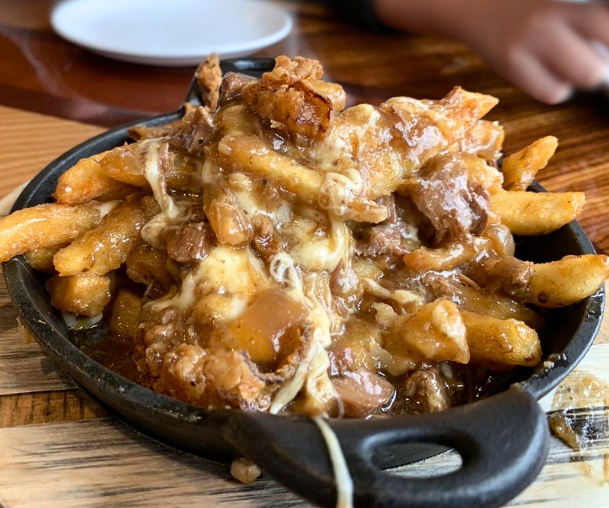 Poutine with Short Rib Gravy at Lyncoya Cafe in Hendersonville, Tennessee