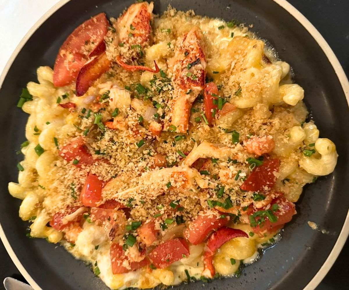 Lobster Mac at Tops Diner in East Newark, New Jersey