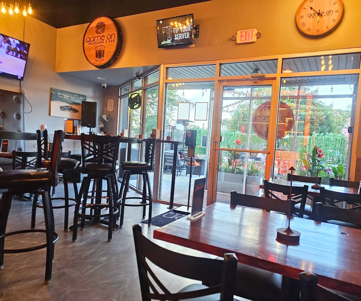 interior of Game On Bar & Lounge in Shelby Township, Michigan