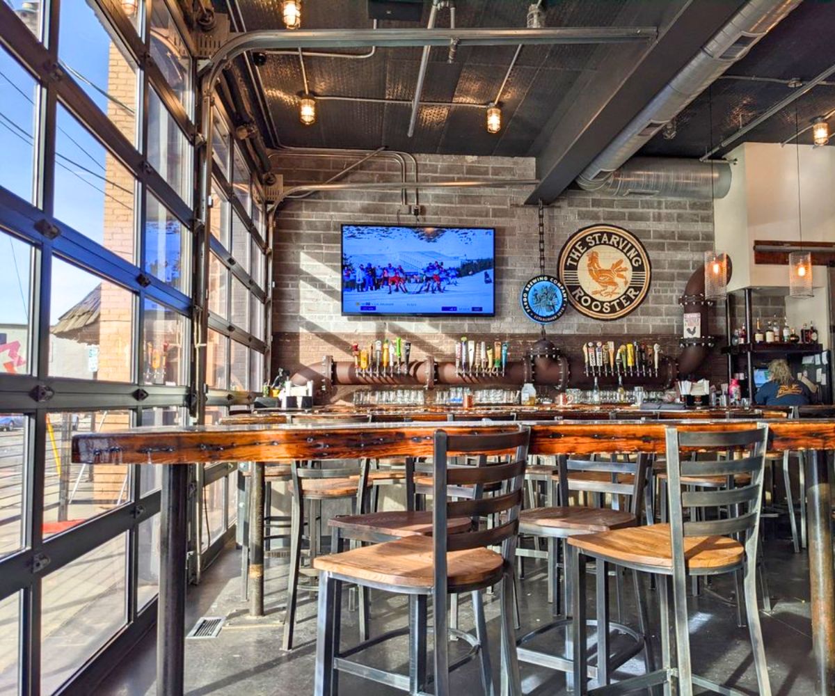 interior of The Starving Rooster in Minot, ND