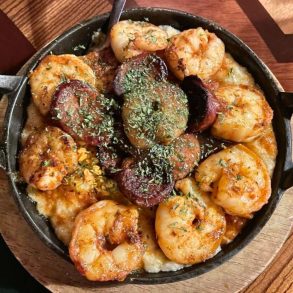 Shrimp and Grits at Lyncoya Cafe in Hendersonville, TN