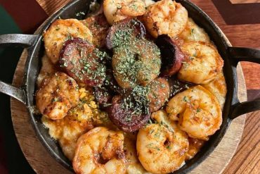 Shrimp and Grits at Lyncoya Cafe in Hendersonville, TN