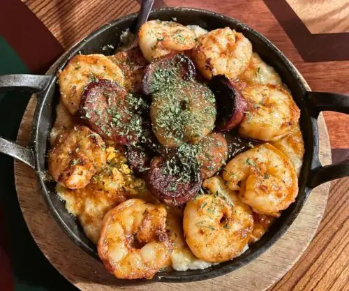 Shrimp and Grits at Lyncoya Cafe in Hendersonville, TN